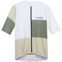 GORE SWIFTRIDE Block Jersey Mens white/slate green L